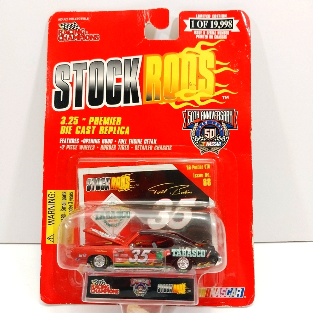 Racing Champions Stock Rods #35 TABASCO 1/64 Nascar 50th Anniversary #N064